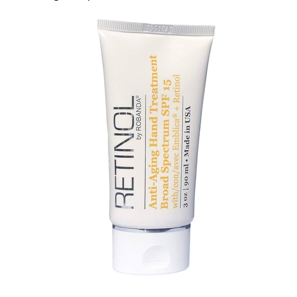 Retinol SPF Moisturizing Hand Lotion Cream Robanda Anti Aging NEW